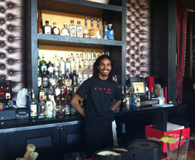 Our Grad Chris Bartending At Coco